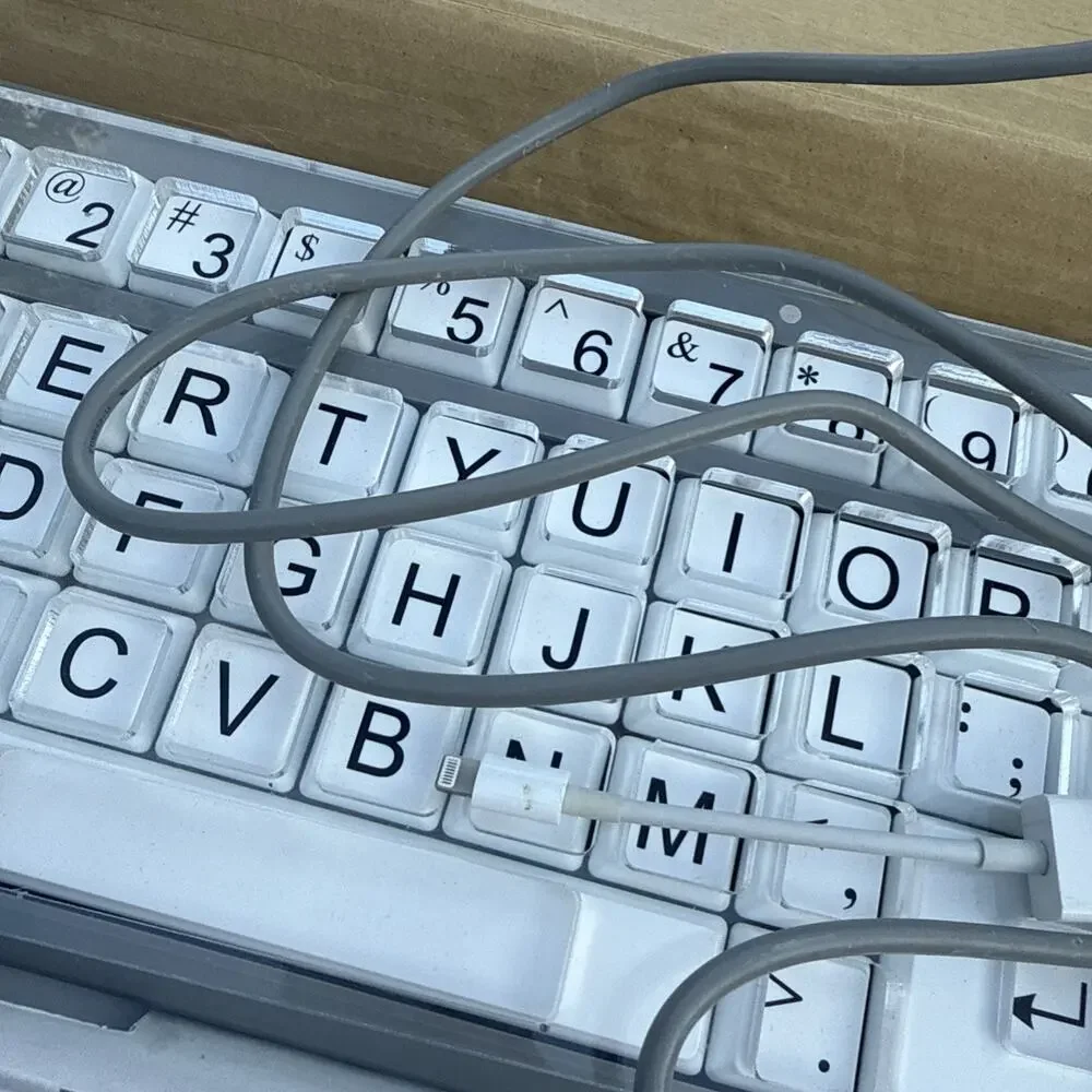 BigKeys LX Large Key Mechanical Keyboard Coded Assistive Grey